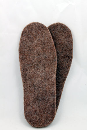 Brown alpaca boot inserts